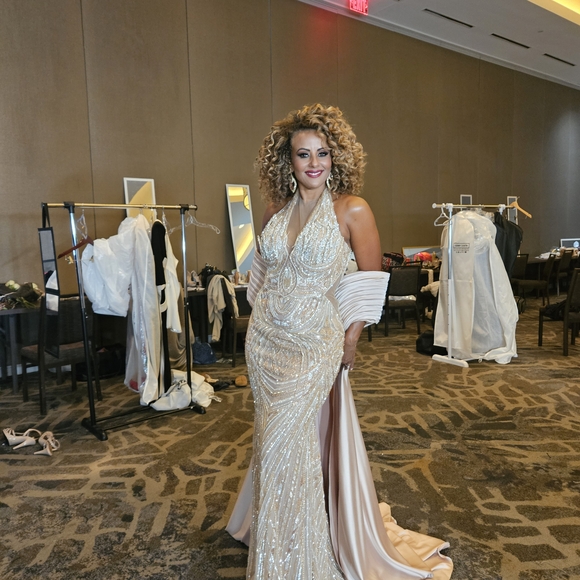 ramona designs Dresses & Skirts - Glamorous Beaded Prom Dress